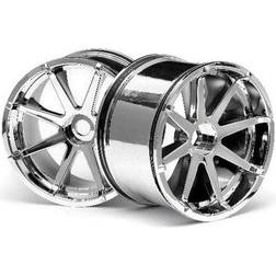 HPI Racing Blast Wheel Chrome (115X70mm 7Inch/2Pcs)