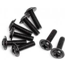 Maverick Domed Head Disc Screw M3x10 (8Pcs)