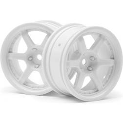 HPI Racing Hre C106 Wheel 26mm White (6mm Offset/2Pcs)