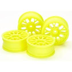 Tamiya Medium-Narrow Mesh Wheels (24mm, 2, Yellow)