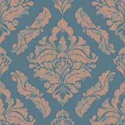 Boutique Turquoise Damaris Wallpaper