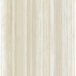 Seabrook Designs Stripe Metallic Ivory & Sand Wallpaper