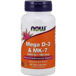 NOW Mega D 3 & MK 7 5000iu 60 st