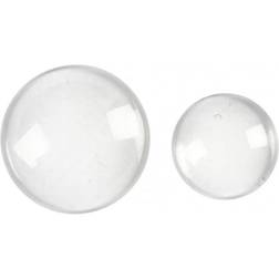 Cabochons dia. 18 25 mm, Basic, 8ass