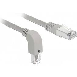 DeLock Downwards Angled RJ45-RJ45 S/FTP Cat6 1m