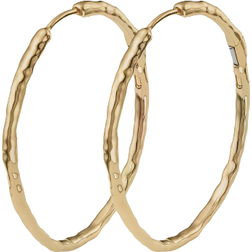 Monica Vinader Gold Siren Muse Hoop Earrings