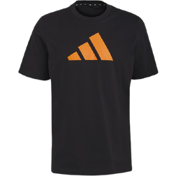 adidas Future Icons Logo T-shirt - Black/Bright Orange