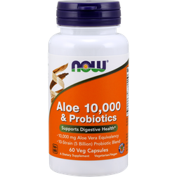 Now Foods Aloe 10000 & Probiotics 60 stk