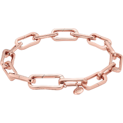 Monica Vinader Rose Gold Alta Capture Charm Bracelet