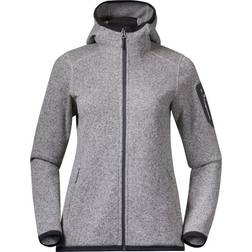 Bergans Kamphaug Knitted W Hoodie - Chalk Sand