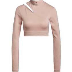 adidas Hyperglam Training Long Sleeve T-shirt Women - Vapour Pink