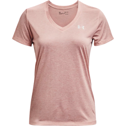 Under Armour Tech Twist V-Neck T-shirt Women - Micro Pink/Flushed Pink