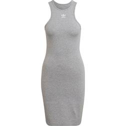 adidas Adicolor Essentials Rib Tank Dress - Medium Grey Heather