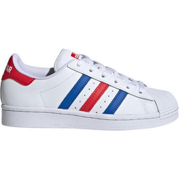 Adidas Junior Superstar - Cloud White/Blue/Team Collegiate Red