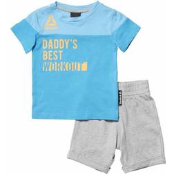 Reebok Infant Essentials S/S Set - Caribbean Teal (BK3588)