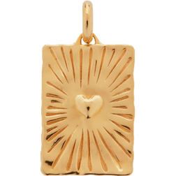 Monica Vinader Talisman Heart Pendant - Gold