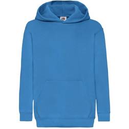 Fruit of the Loom Childrens Unisex Hooded Sweatshirt - Blanc/Vert/Rose