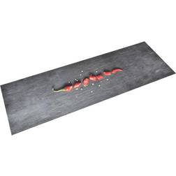 vidaXL Pepper Sort, Rød, Grå 60x180cm