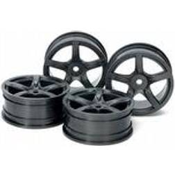 Wittmax TAMIYA 54739 Medium-Narrow 5 spoke Wheel 24mm Hard *4, Tamiya