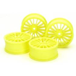 Wittmax M-N 18-Spoke Wheels (24mm, Offset 0) (Yellow) 4pcs