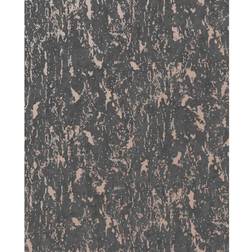 Graham & Brown Superfresco Milan Wallpaper Charcoal/Rose Gold Paper wilko