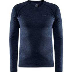 Craft Core Dry Active Comfort LS Baselayer Shirt - Navy Blue