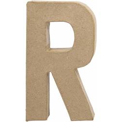 Creativ Company Letter, R, H: 20,5 cm, W: 11,7 cm, thickness 2,5 cm, 1 pc