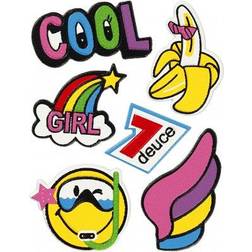 Creativ Company Soft Stickers, Cool Girl, 12,2x17,75 cm, 1 ark