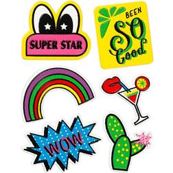 Creativ Company Soft Stickers, ark 12,2x17,75 cm, Super Star, 1ark