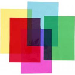Creativ Company Cellophane, 210x297 mm, assorted colours, 5x20 sheet/ 1 pack