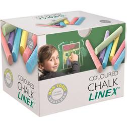 Linex Round Colour Chalk 100-pack