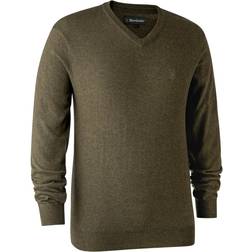 Deerhunter Kingston Knit V-Neck Cypress