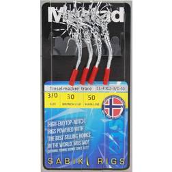 Mustad Tinsel mackrel trace, 3/0
