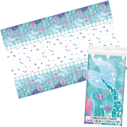 Unique Party Table Cloths Mermaid 2.13x1.37m