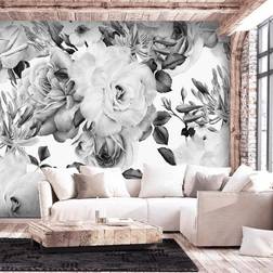 Arkiio Fototapet Sentimental Garden (Black and White) 100x70