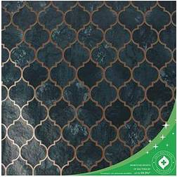 Contour Non-woven Tapet Tegula Blågrøn 10mx52cm