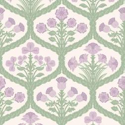 Cole & Son Floral Kingdom hvid tapet 10x0,685 m fra 68,5 cm x 10 m