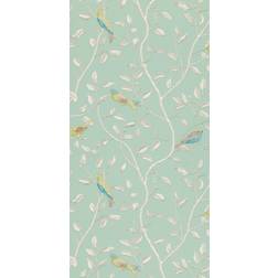 Sanderson Finches Dopwfi103 Duck Egg