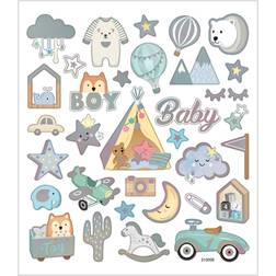 Creativ Company Stickers, baby boy, 15x16,5 cm, 1 ark