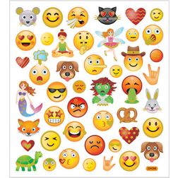 Creativ Company Stickers, emojis, 15x16,5 cm, 1 ark