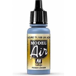 Vallejo MODEL AIR 108-17ML. UK AZURE