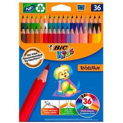 Bic Kids Evolution Farvepenne 36-pak