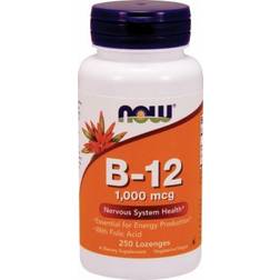 NOW Vitamin B-12 1000mcg/250 Lozenges Vitamin B12