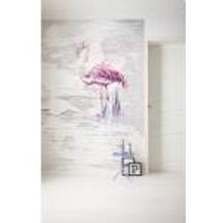 Komar Pink Flamingo Fototapet,Non-Woven