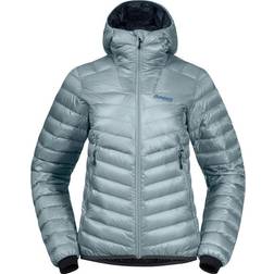 Bergans Senja Down Light W Jacket W/Hood - Misty Forest/Orion Blue