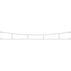 Viessmann 4133 H0 Kontaktledning H0 Märklin K-spår (utan ballast) 142.0 mm 5 st