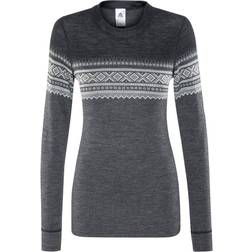 Aclima DesignWool Marius Crew Neck Woman - Dark Grey