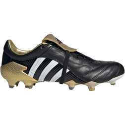 Adidas Predator Pulse Firm Ground Boots - Core Black/Zero Metalic/Gold Metallic