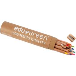 UGREEN Edugreen Kraftige farveblyanter, mine 5 mm, ass. farver, 13 stk. 1 pk