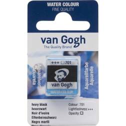 Van Gogh Akvarel 701 Ivory black Pan